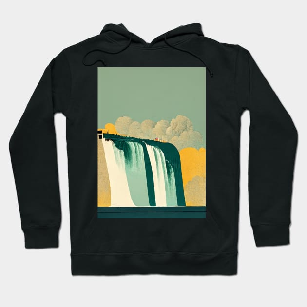 Niagara Falls Hoodie by deificusArt